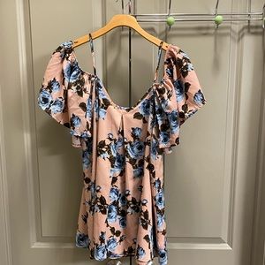 Cold shoulder/off the shoulder blouse